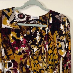 Calvin Klein Multicolor Abstract Dress